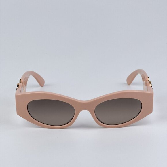 Versace VE4480U 54946I BRAND NEW Sunglasses Nude Brown Grey Mirror Unisex
